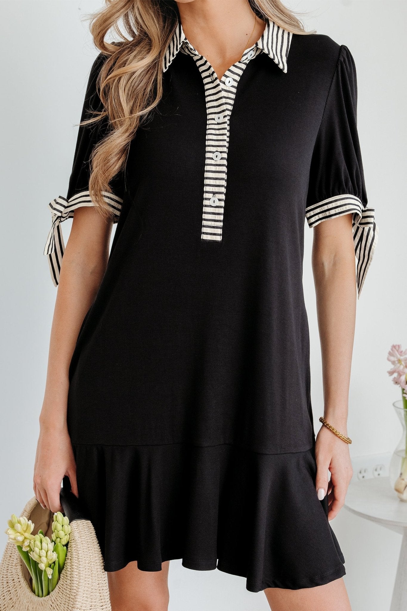 Mckenzie Sleeve Shift Mini Dress - Hello Beautiful BoutiqueMini DressesThreaded Pear