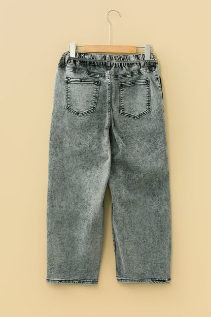 Mckinley Wash Barrel Fit Pants - Hello Beautiful BoutiqueJeansThreaded Pear
