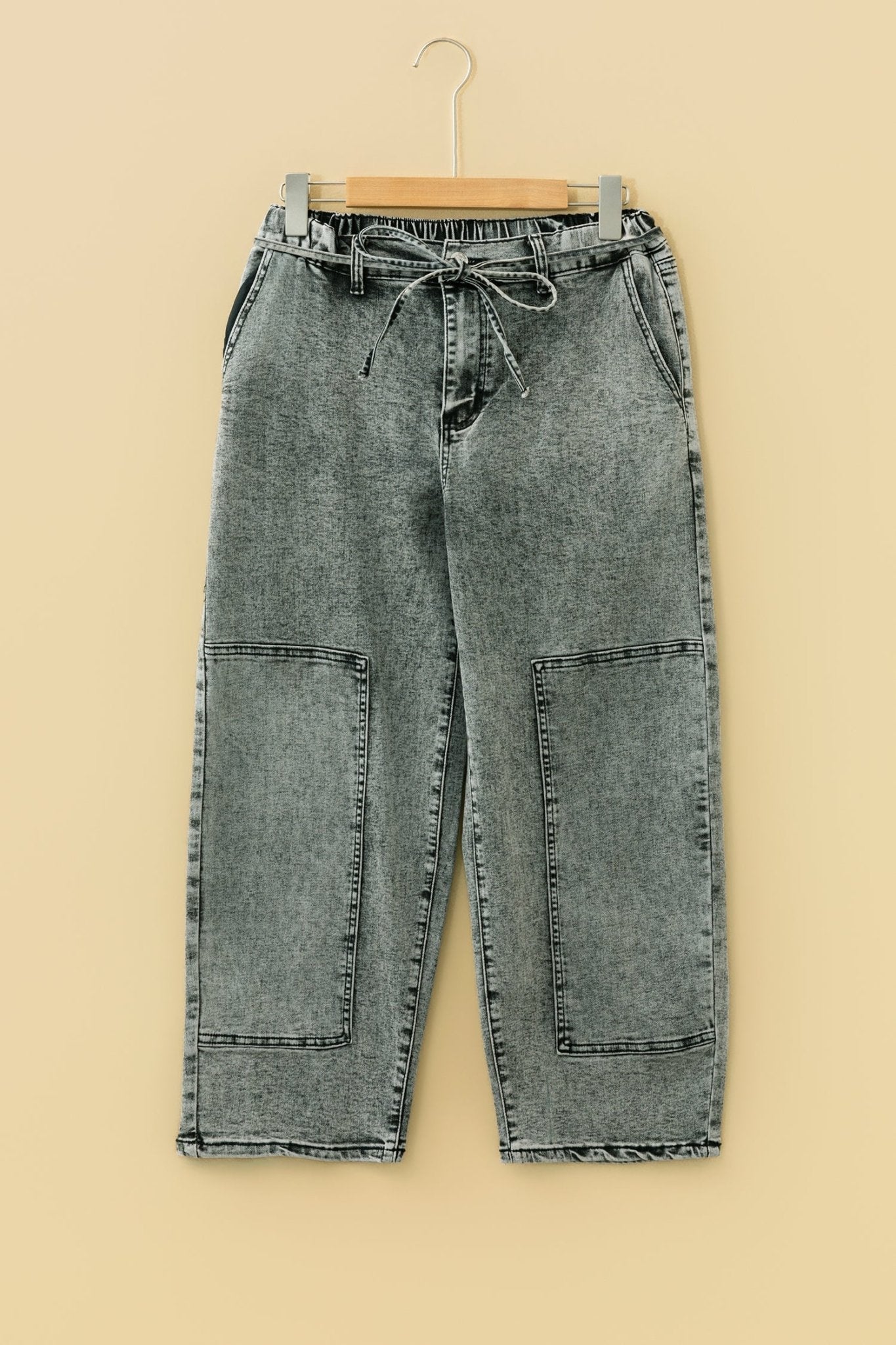 Mckinley Wash Barrel Fit Pants - Hello Beautiful BoutiqueJeansThreaded Pear
