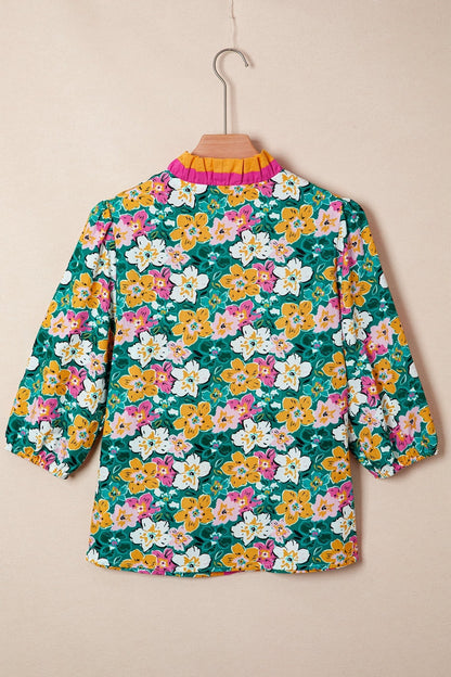 Meadow 3 4 Sleeve Blouse - Hello Beautiful BoutiqueBlouses & ShirtsThreaded Pear