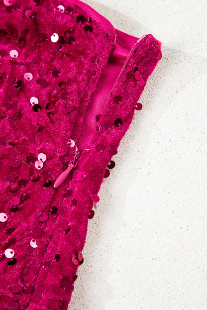 Meadow High Bodycon Sequin Gown - Hello Beautiful BoutiqueSequin DressesThreaded Pear