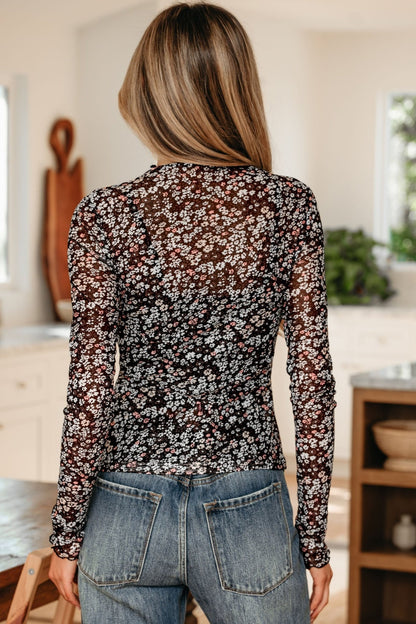 Megan Sleeve Slim Fit Top - Hello Beautiful BoutiqueLong Sleeve TopsThreaded Pear