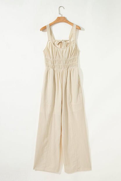 Megan Sleeveless Wide Leg Jumpsuit - Hello Beautiful BoutiqueJumpsuits & RompersThreaded Pear