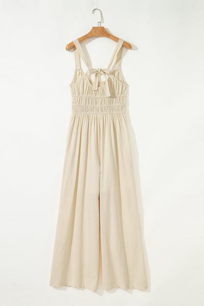 Megan Sleeveless Wide Leg Jumpsuit - Hello Beautiful BoutiqueJumpsuits & RompersThreaded Pear