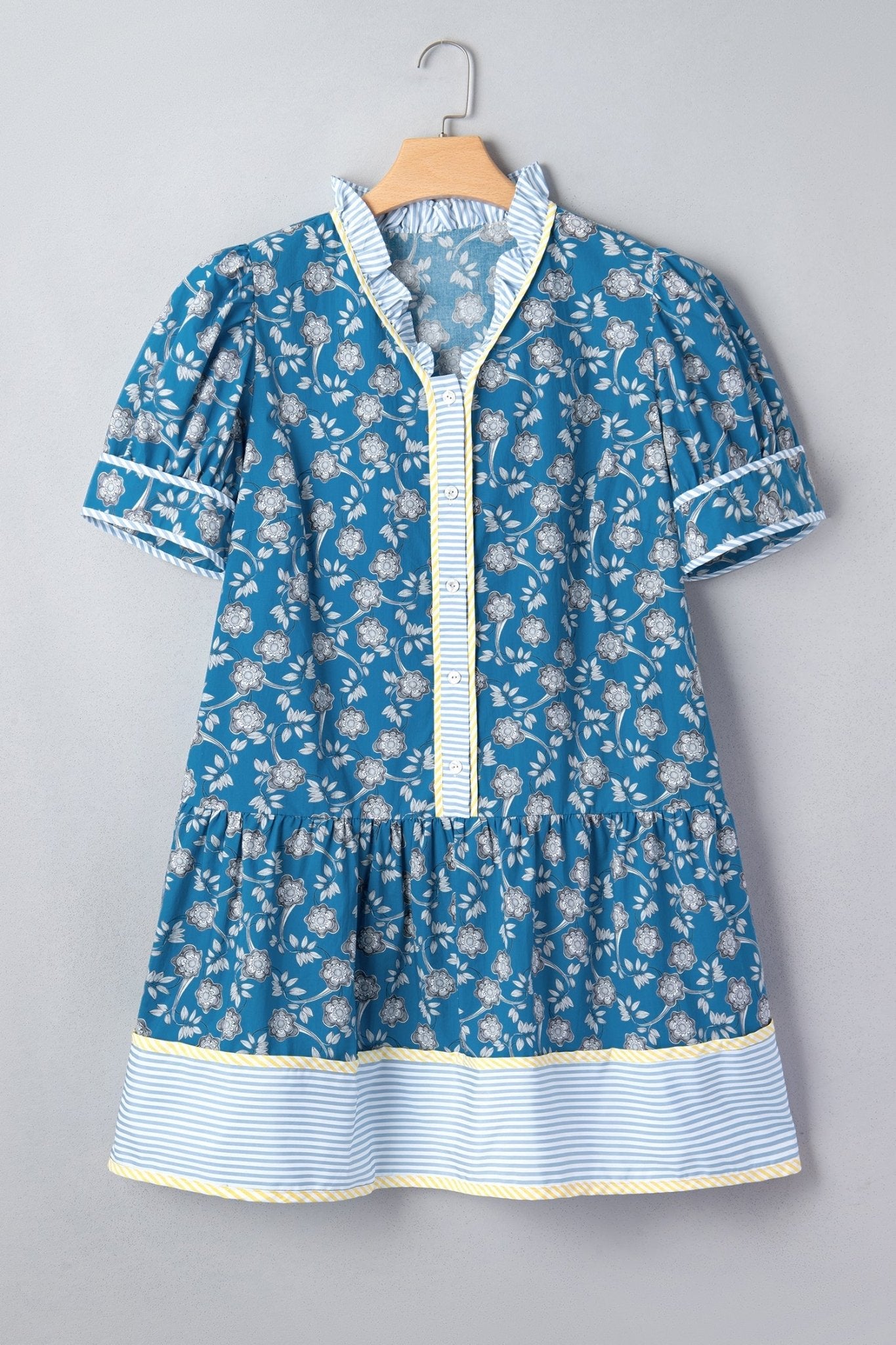 Meilani Front Ruffle Hem PLUS Dress - Hello Beautiful BoutiquePlus Size Mini DressesThreaded Pear