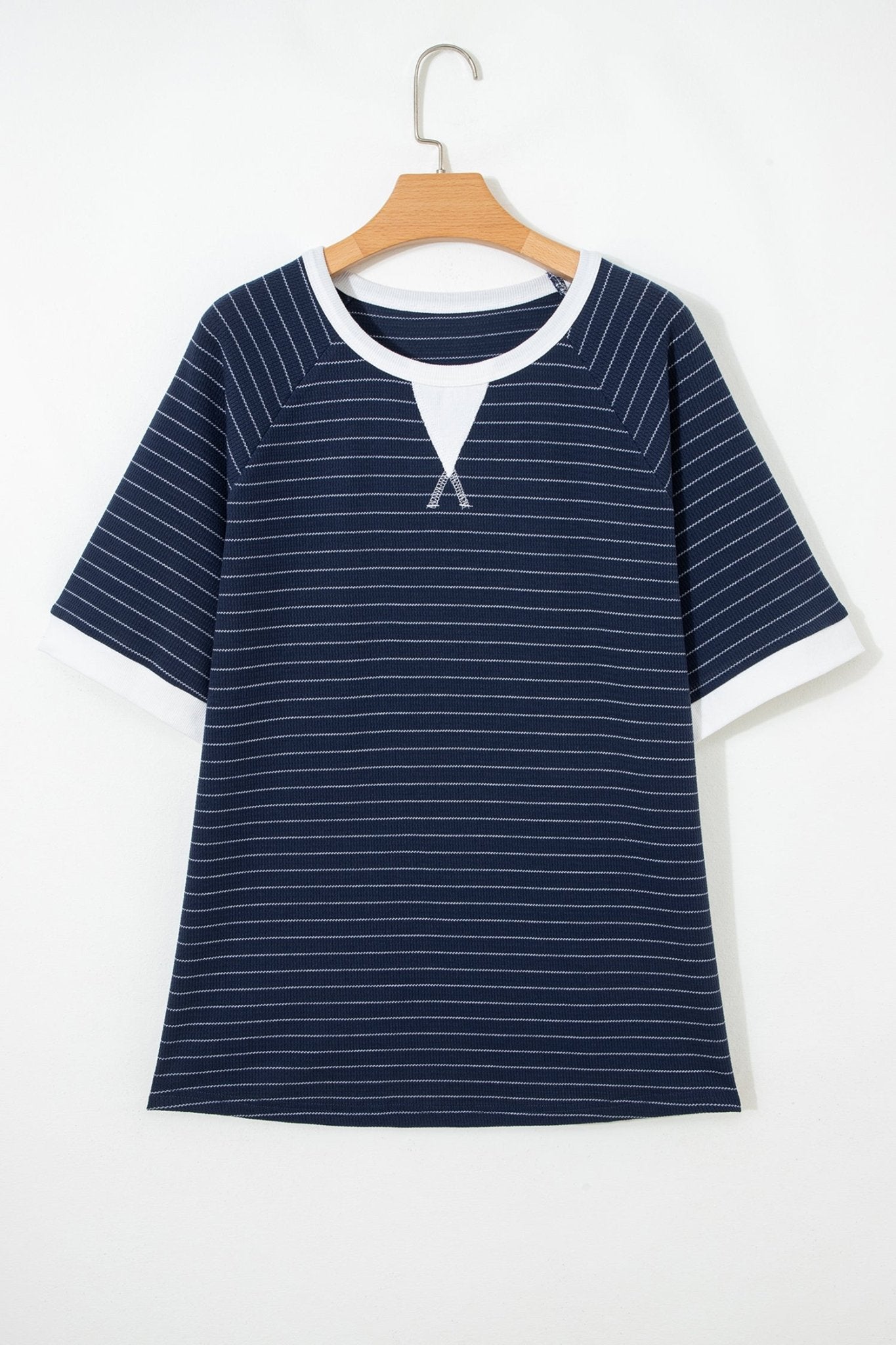 Melany Trim Ribbed T PLUS Shirt - Hello Beautiful BoutiquePlus Size Tops & TeesThreaded Pear