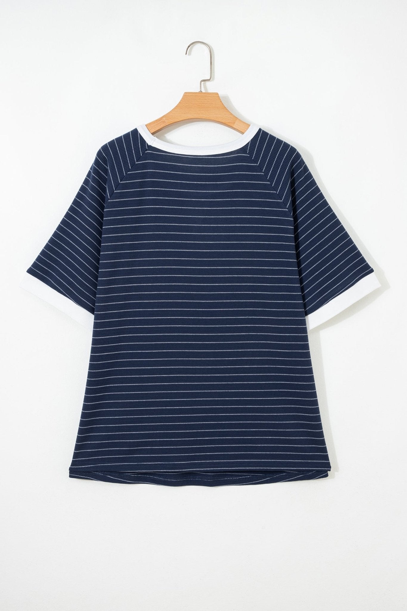 Melany Trim Ribbed T PLUS Shirt - Hello Beautiful BoutiquePlus Size Tops & TeesThreaded Pear