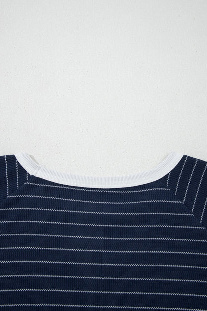 Melany Trim Ribbed T PLUS Shirt - Hello Beautiful BoutiquePlus Size Tops & TeesThreaded Pear