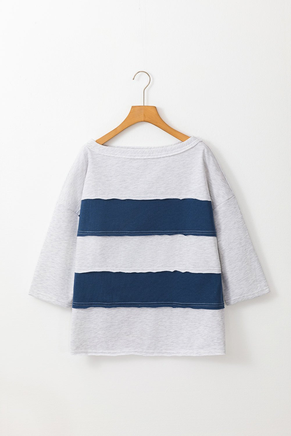 Melissa Sleeve Raw Seamed Sweatshirt - Hello Beautiful BoutiqueSweatshirts & HoodiesThreaded Pear