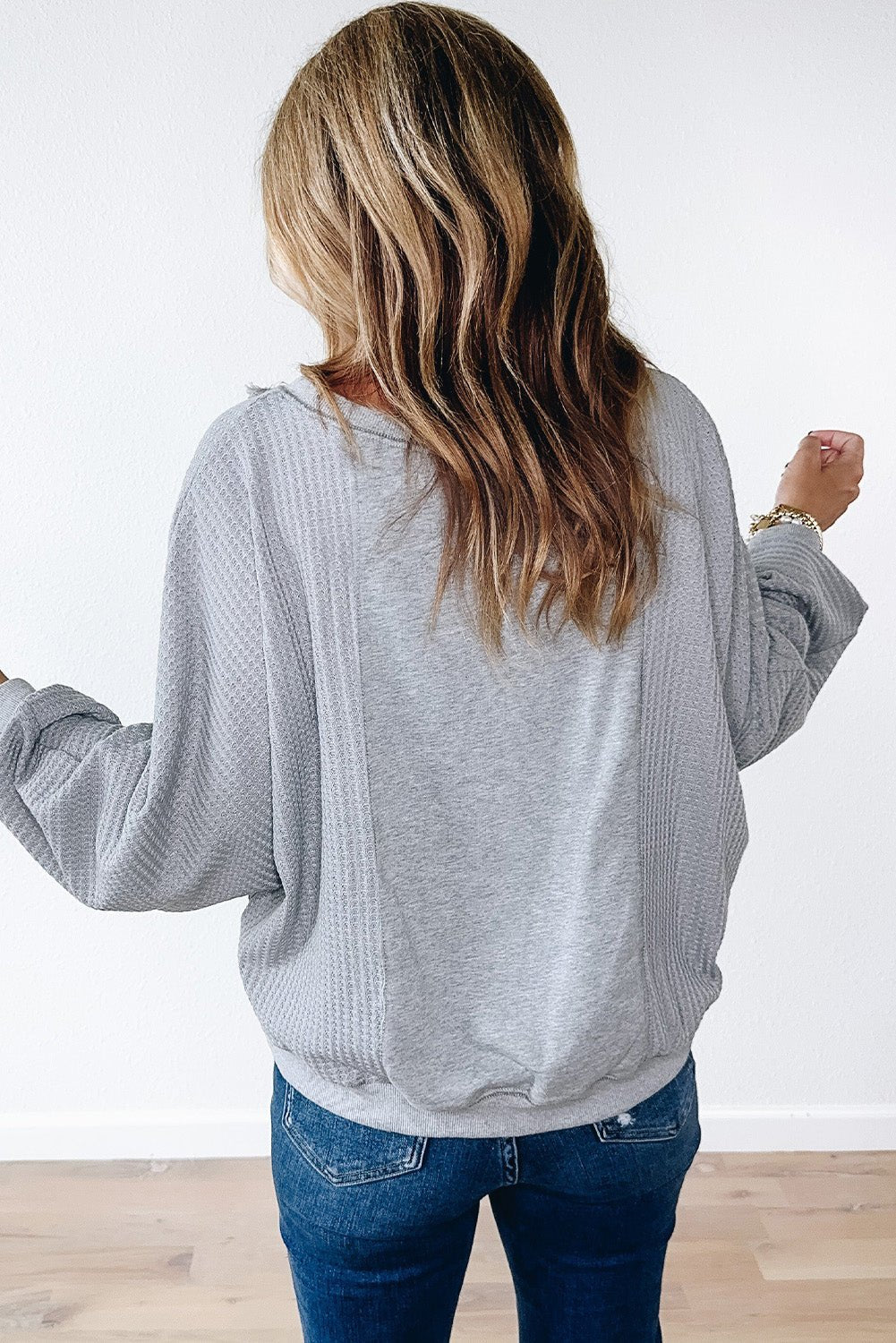 Mercy Hem Pullover top Long Sleeve Top - Hello Beautiful BoutiqueLong Sleeve TopsThreaded Pear