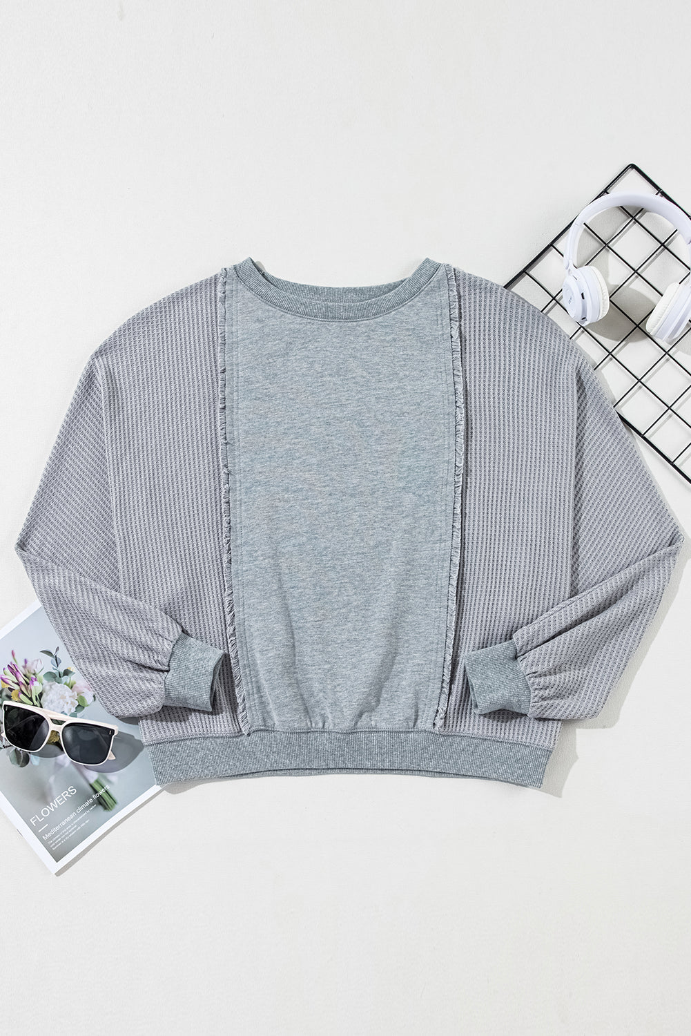 Mercy Hem Pullover top Long Sleeve Top - Hello Beautiful BoutiqueLong Sleeve TopsThreaded Pear