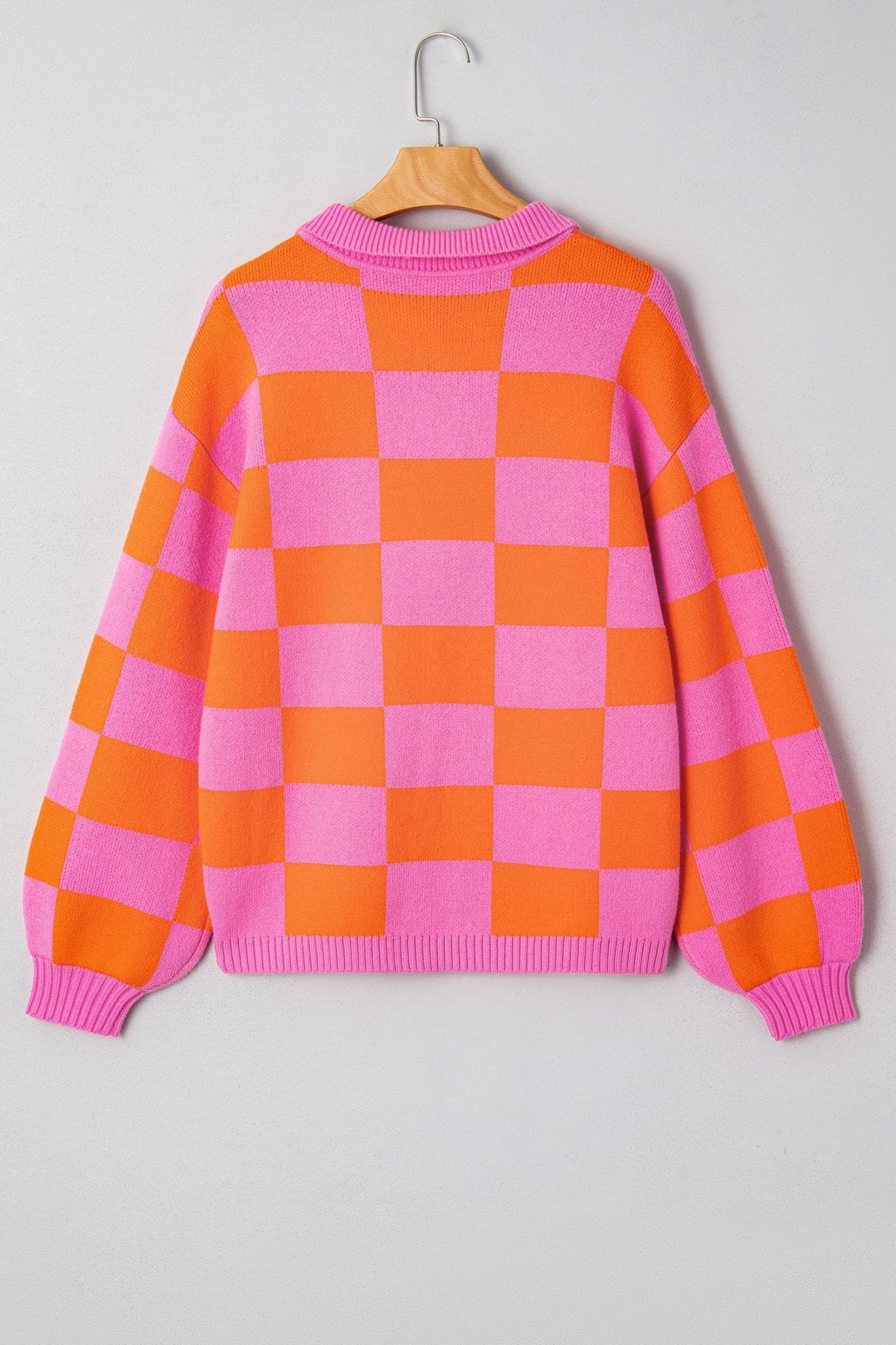 Meredith Polo Collar Baggy Sweater - Hello Beautiful BoutiqueSweatersThreaded Pear