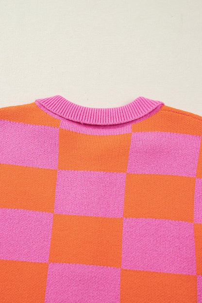 Meredith Polo Collar Baggy Sweater - Hello Beautiful BoutiqueSweatersThreaded Pear