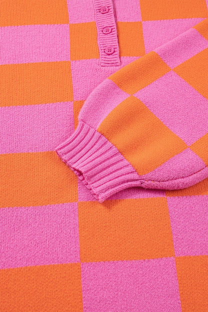Meredith Polo Collar Baggy Sweater - Hello Beautiful BoutiqueSweatersThreaded Pear