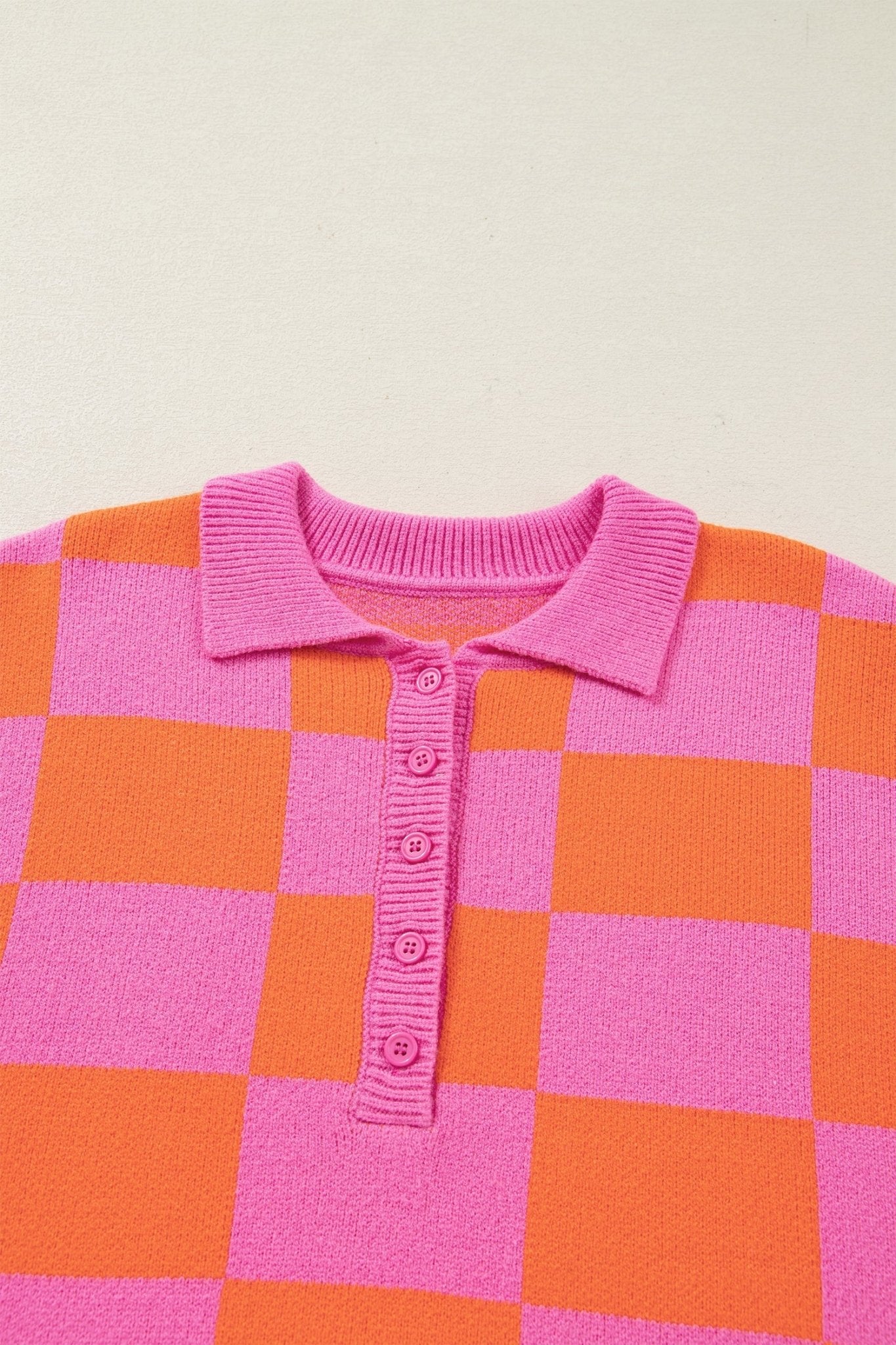 Meredith Polo Collar Baggy Sweater - Hello Beautiful BoutiqueSweatersThreaded Pear