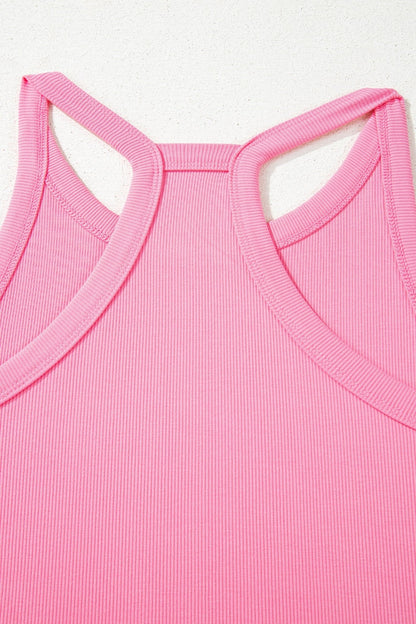 Meredith Slim Ribbed Tank Top Set - Hello Beautiful BoutiquePant SetsThreaded Pear