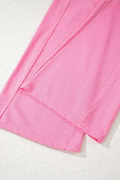 Meredith Slim Ribbed Tank Top Set - Hello Beautiful BoutiquePant SetsThreaded Pear