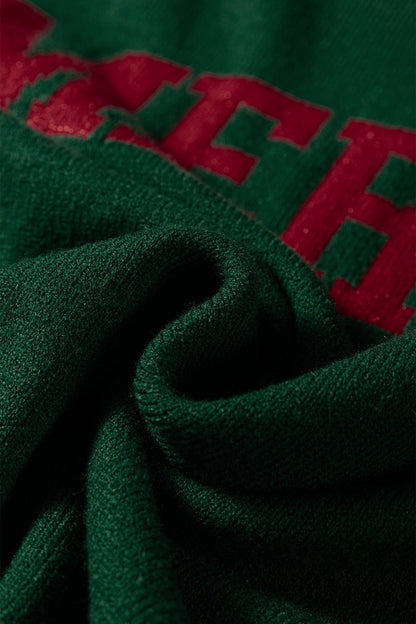 Merry Christmas Raglan Sleeve Sweater - Hello Beautiful BoutiqueSweatersThreaded Pear