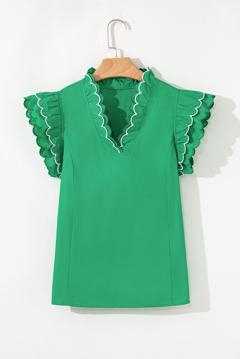 Mia Layered Short Sleeve Blouse - Hello Beautiful BoutiqueBlouses & ShirtsThreaded Pear