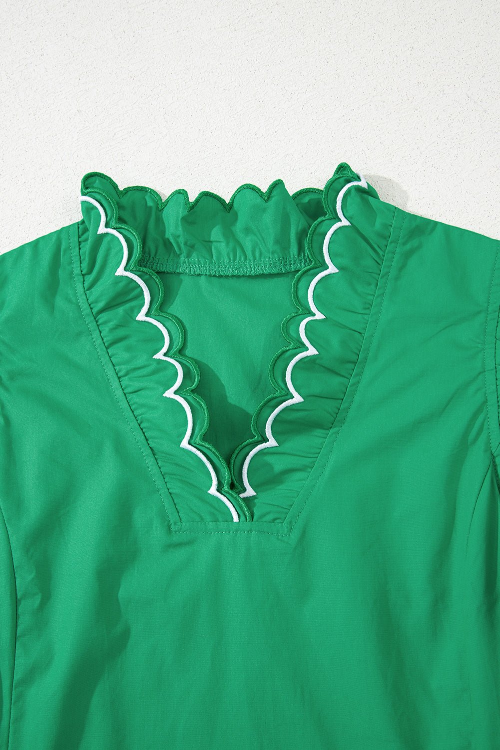 Mia Layered Short Sleeve Blouse - Hello Beautiful BoutiqueBlouses & ShirtsThreaded Pear