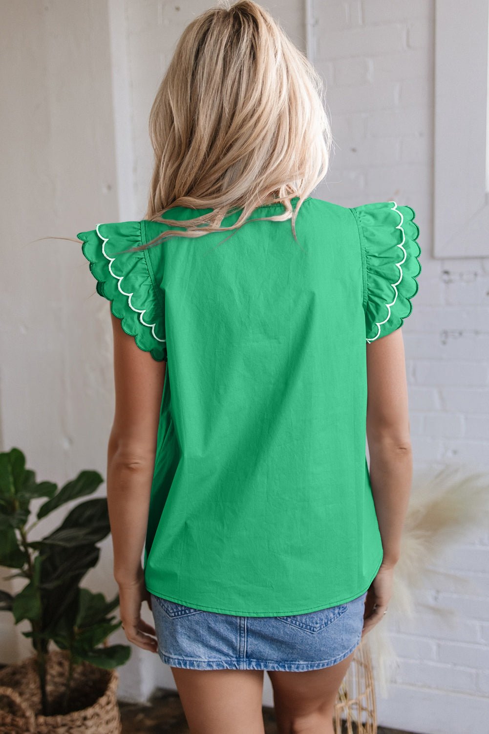 Mia Layered Short Sleeve Blouse - Hello Beautiful BoutiqueBlouses & ShirtsThreaded Pear