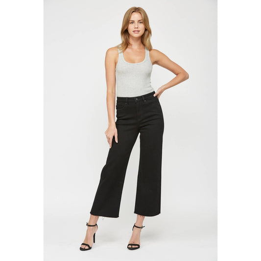 Mica Denim Wide Leg Crop Jeans - Hello Beautiful BoutiqueJeansMica Denim