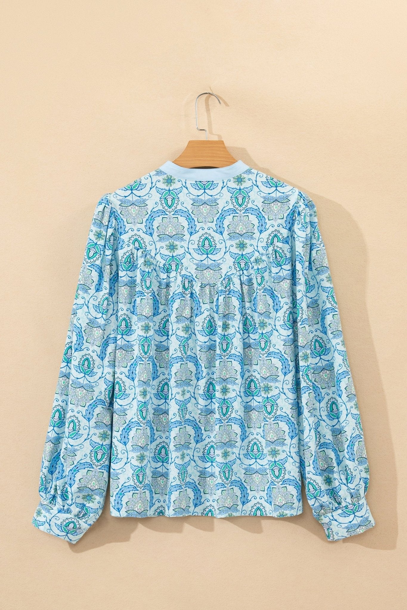 Micah Puff Sleeve Loose Shirt - Hello Beautiful BoutiqueBlouses & ShirtsThreaded Pear
