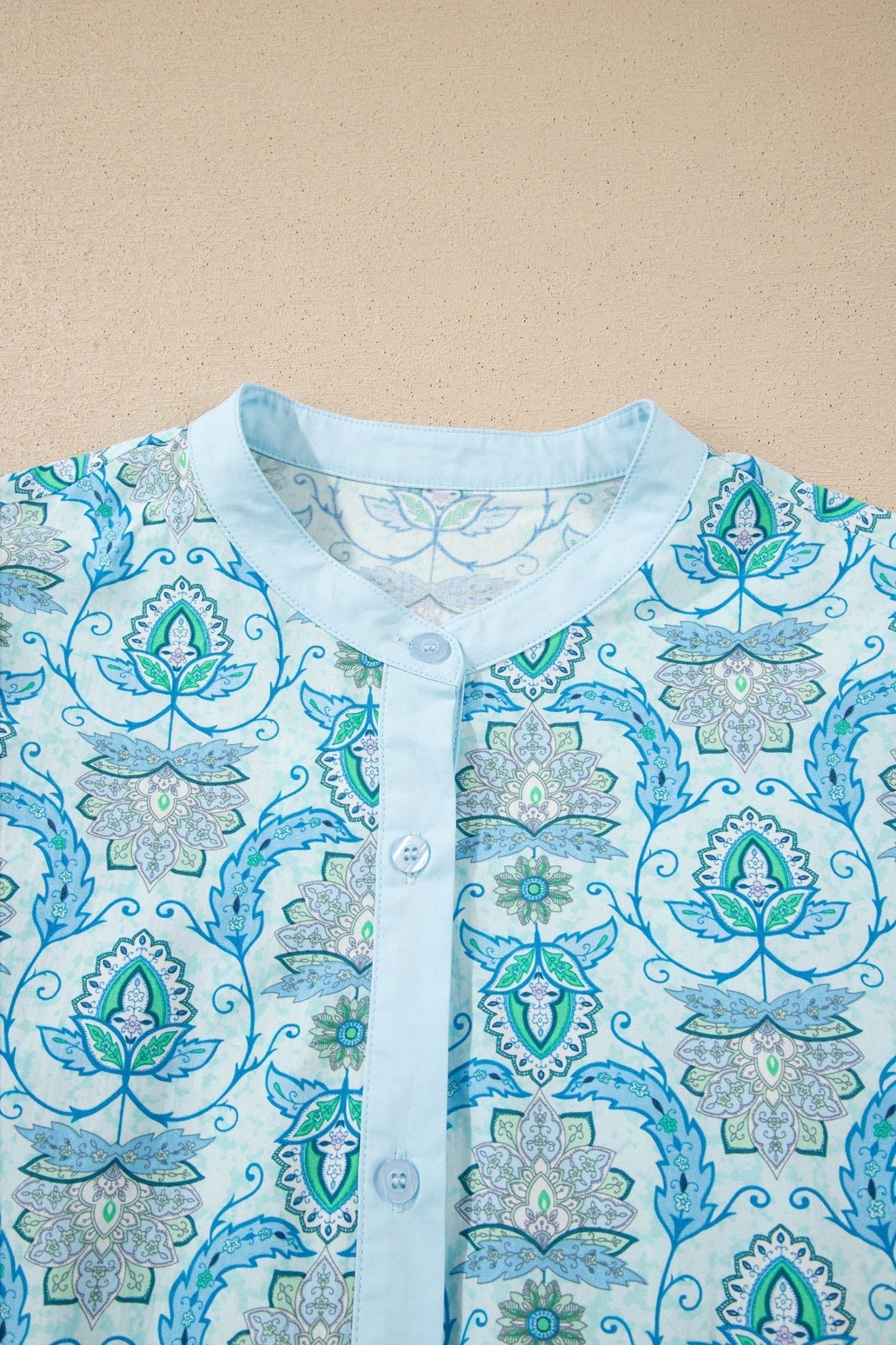 Micah Puff Sleeve Loose Shirt - Hello Beautiful BoutiqueBlouses & ShirtsThreaded Pear