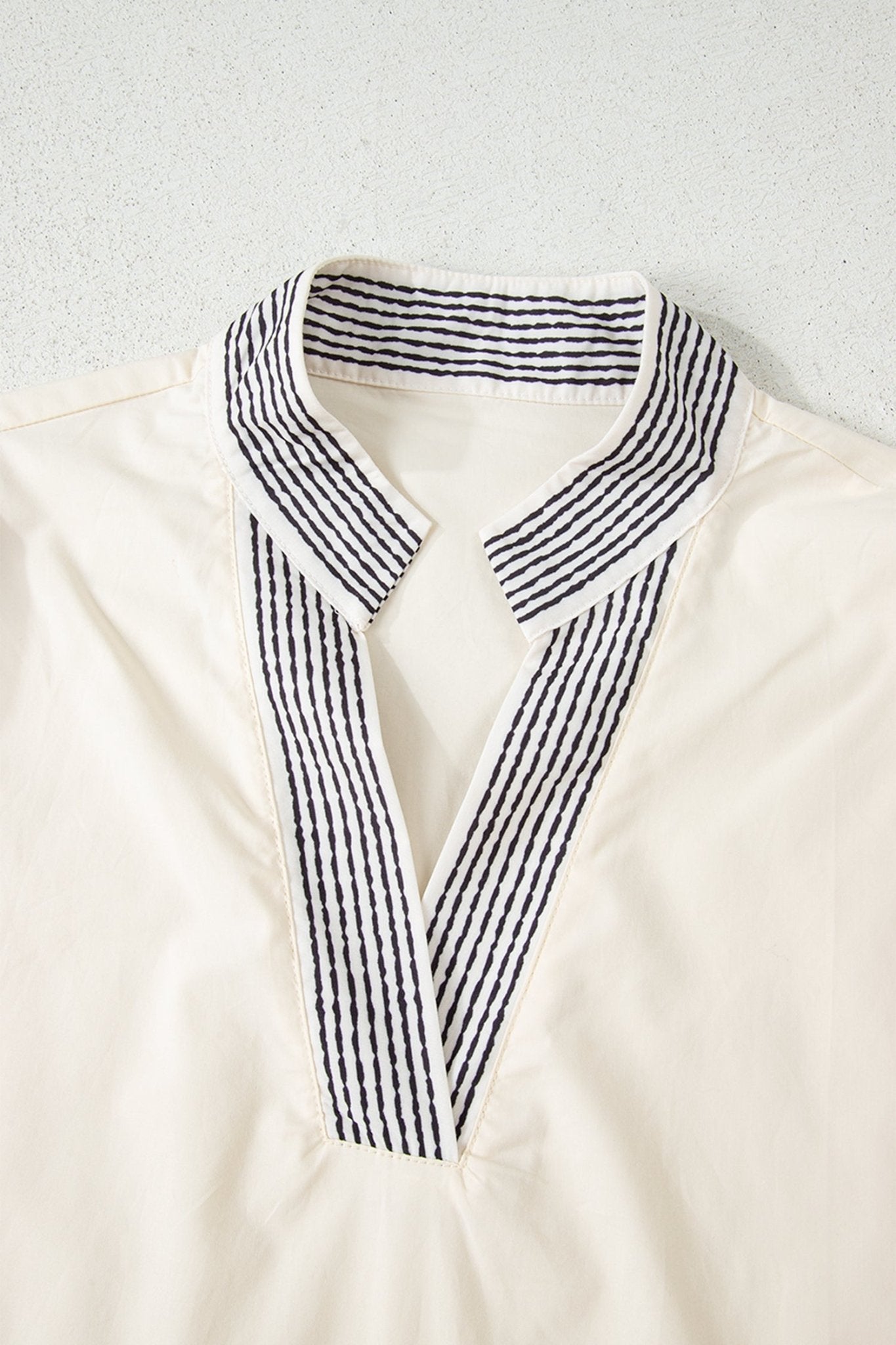 Micah Sleeve Contrast Patchwork Blouse - Hello Beautiful BoutiqueBlouses & ShirtsThreaded Pear