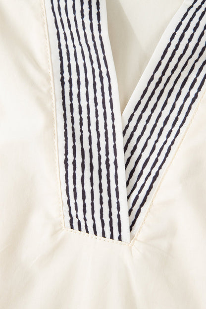 Micah Sleeve Contrast Patchwork Blouse - Hello Beautiful BoutiqueBlouses & ShirtsThreaded Pear