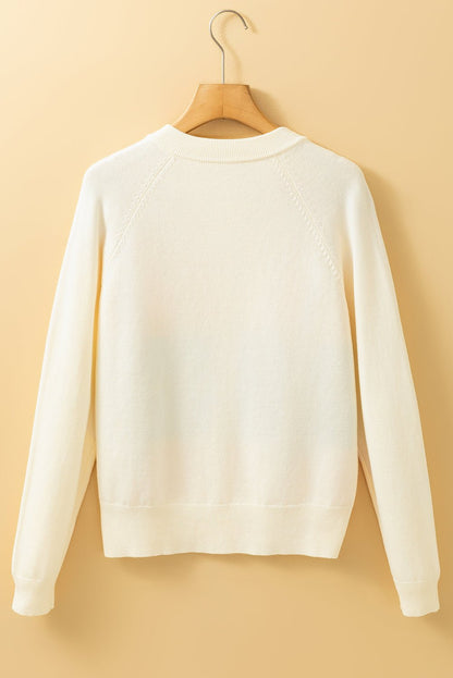 Michaela Colorful Pattern Front Sweater - Hello Beautiful Boutique15% OFFThreaded Pear