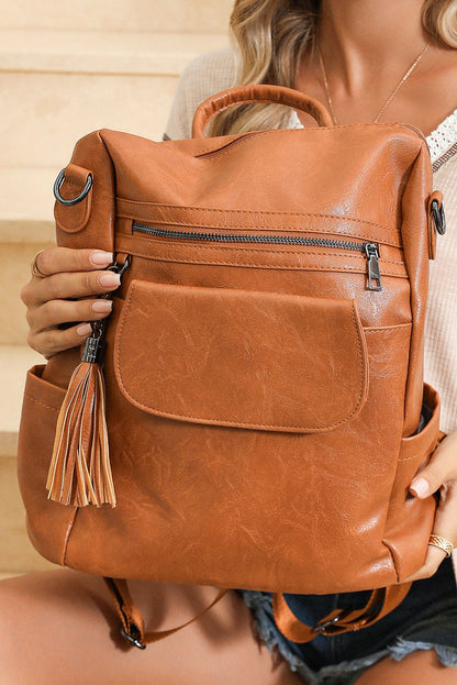 Michaela Pu Large Capacity Backpack - Hello Beautiful BoutiqueBackpacksThreaded Pear
