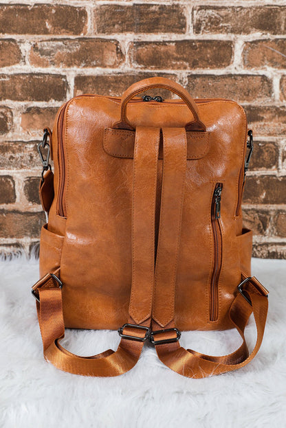 Michaela Pu Large Capacity Backpack - Hello Beautiful BoutiqueBackpacksThreaded Pear