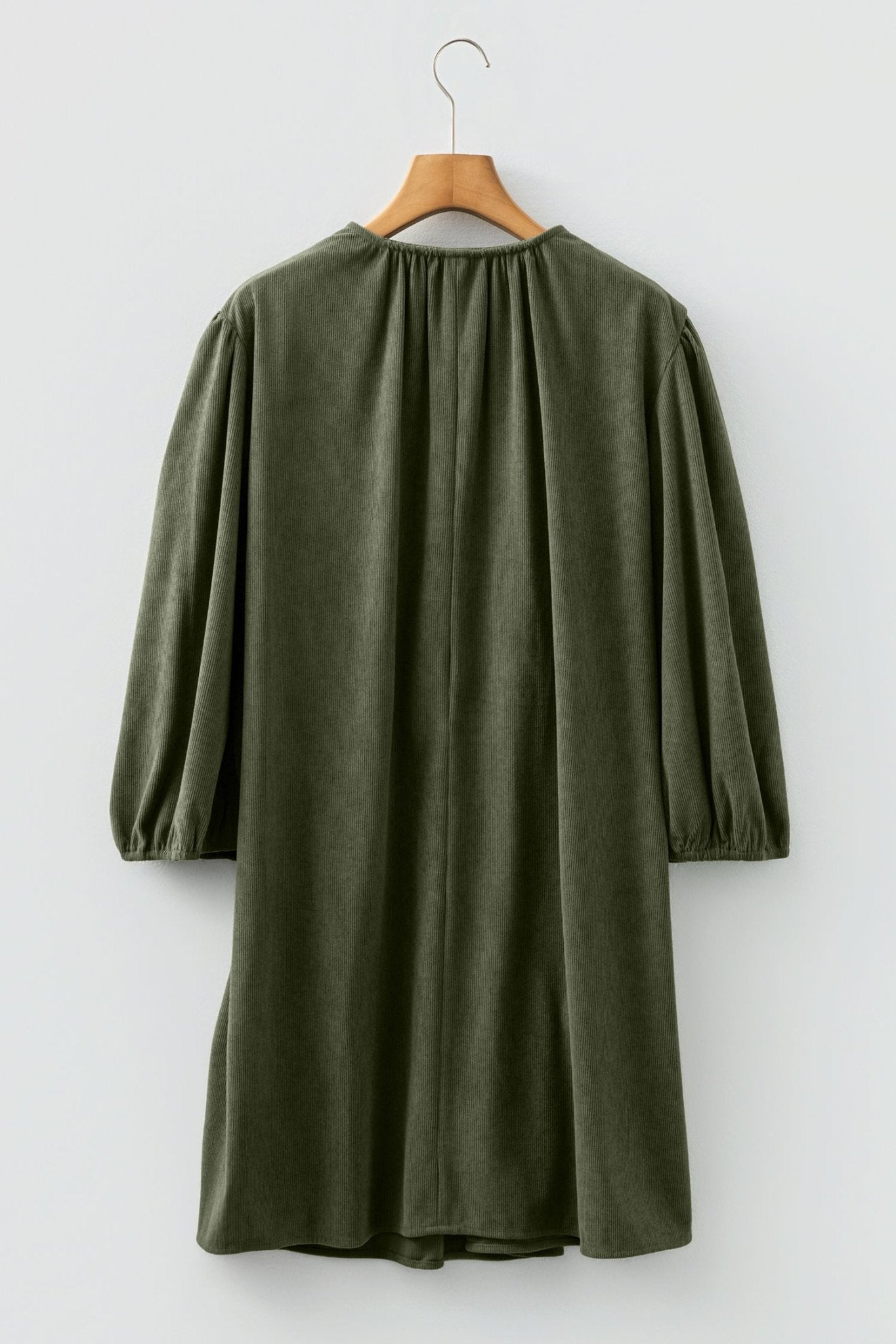 Michelle Pleated Corduroy Mini Dress - Hello Beautiful BoutiqueMini DressesThreaded Pear