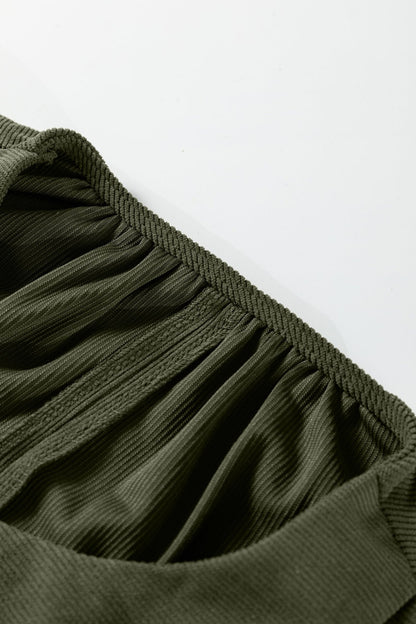 Michelle Pleated Corduroy Mini Dress - Hello Beautiful BoutiqueMini DressesThreaded Pear