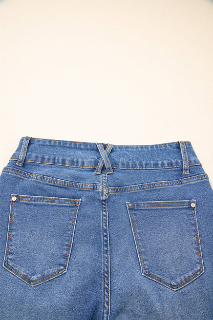 Mikaela Fly Straight Leg Jeans - Hello Beautiful BoutiqueJeansThreaded Pear