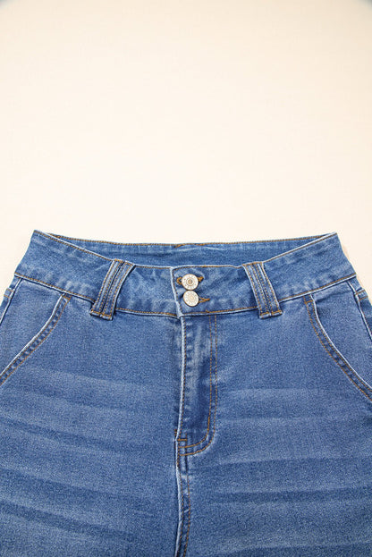 Mikaela Fly Straight Leg Jeans - Hello Beautiful BoutiqueJeansThreaded Pear