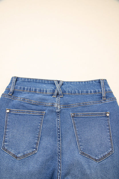 Mikaela Fly Straight Leg Jeans - Hello Beautiful BoutiqueJeansThreaded Pear
