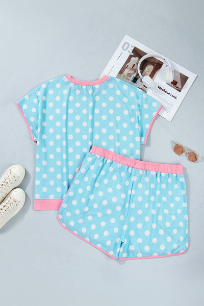 Mikayla Trim 2pcs Short PLUS Set - Hello Beautiful BoutiquePlus Size LoungewearThreaded Pear