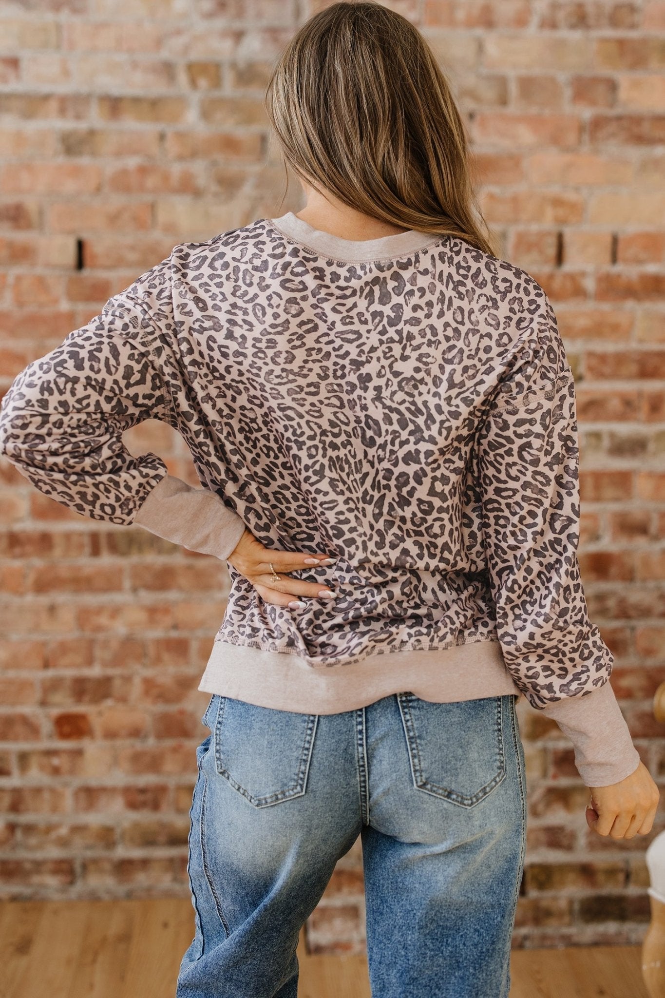Mila Print Patchwork Sweatshirt - Hello Beautiful BoutiqueSweatshirts & HoodiesThreaded Pear