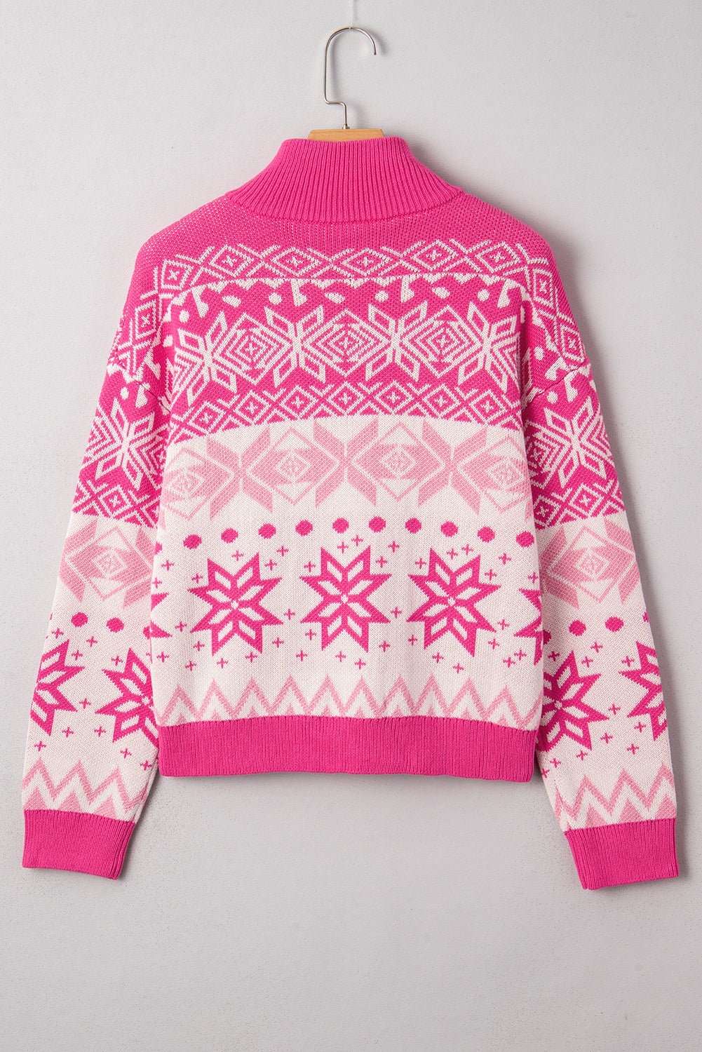 Mila Quarter Zip Collard Sweater - Hello Beautiful BoutiqueSweatersThreaded Pear