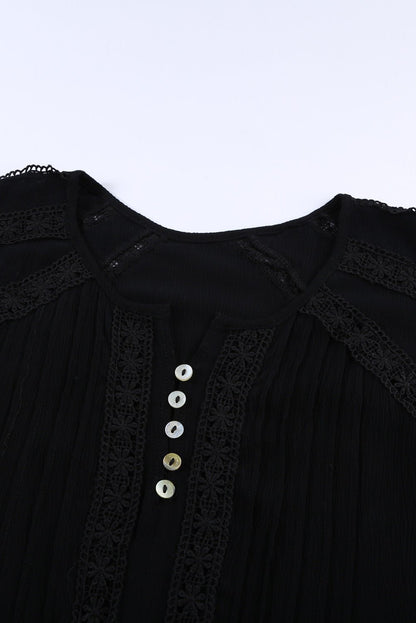 Milan Eyelet Short Sleeves Top - Hello Beautiful BoutiqueTops & TeesThreaded Pear