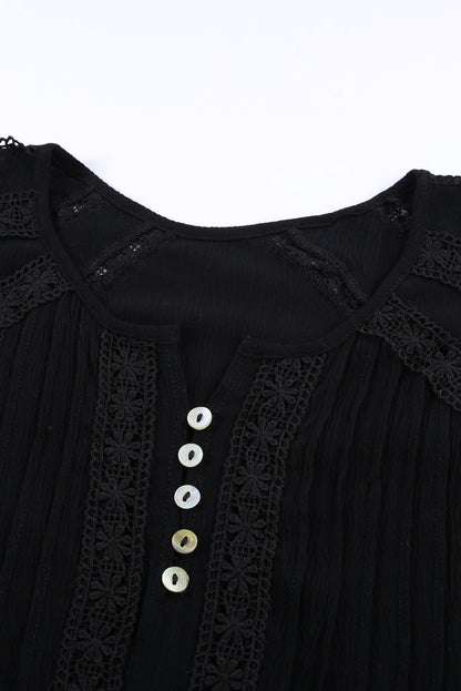 Milan Eyelet Short Sleeves Top - Hello Beautiful BoutiqueTops & TeesThreaded Pear
