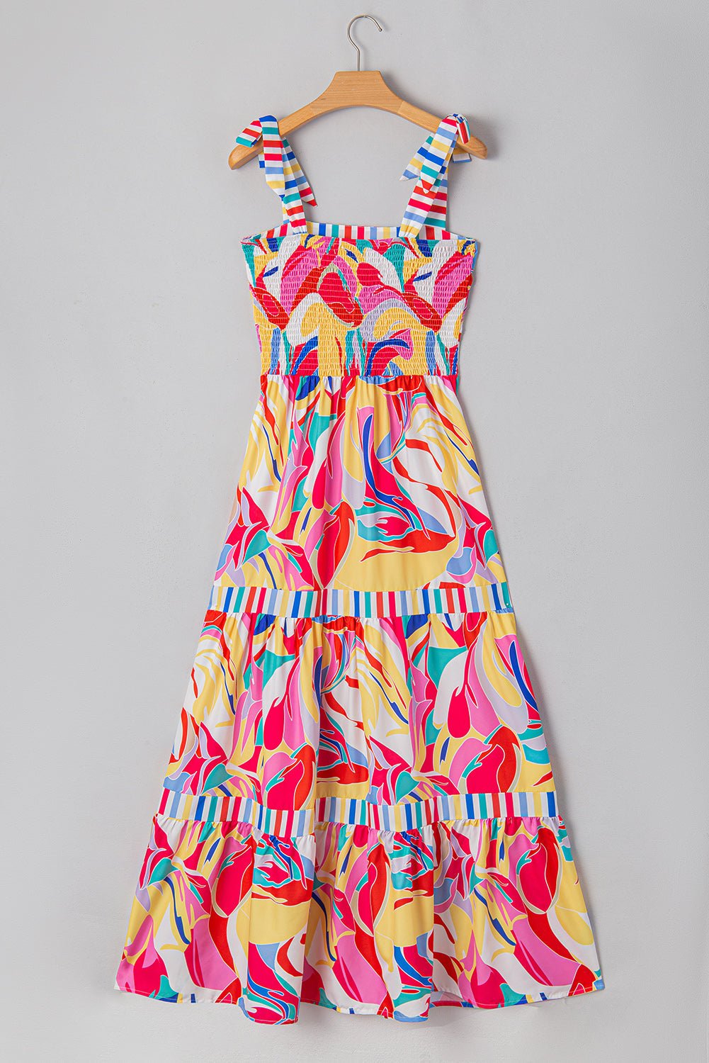 Milan Striped Trim Maxi Sundress - Hello Beautiful BoutiqueMaxi DressesThreaded Pear