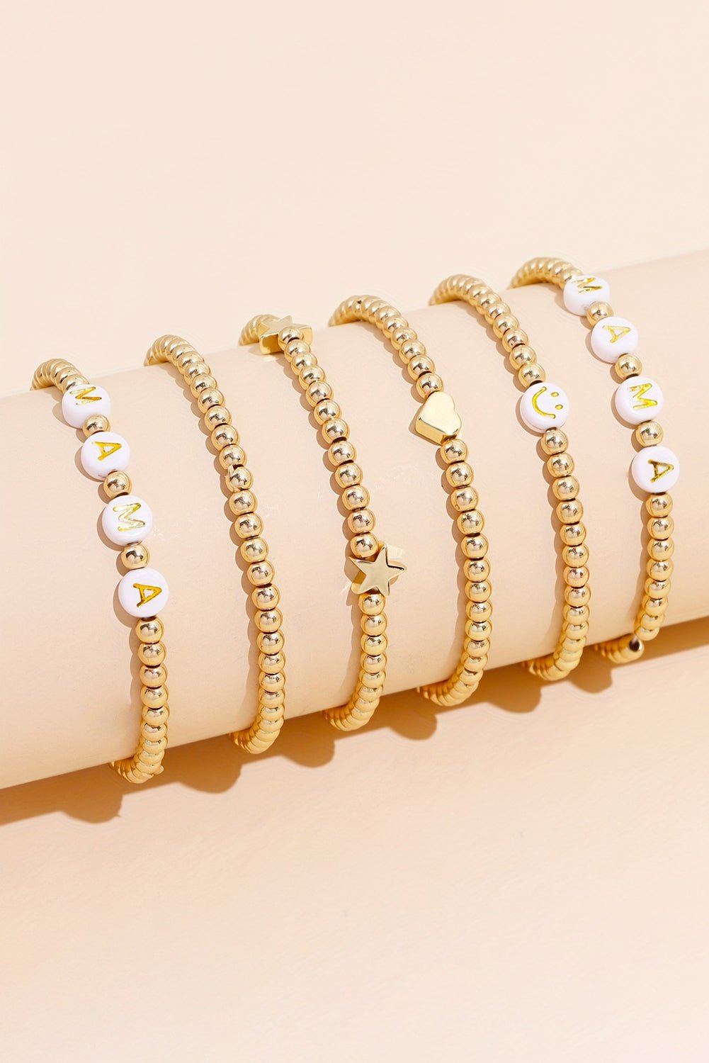 Milana Plated Beaded Bracelet Set - Hello Beautiful BoutiqueJewelryThreaded Pear