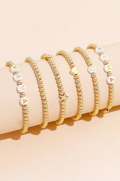 Milana Plated Beaded Bracelet Set - Hello Beautiful BoutiqueJewelryThreaded Pear
