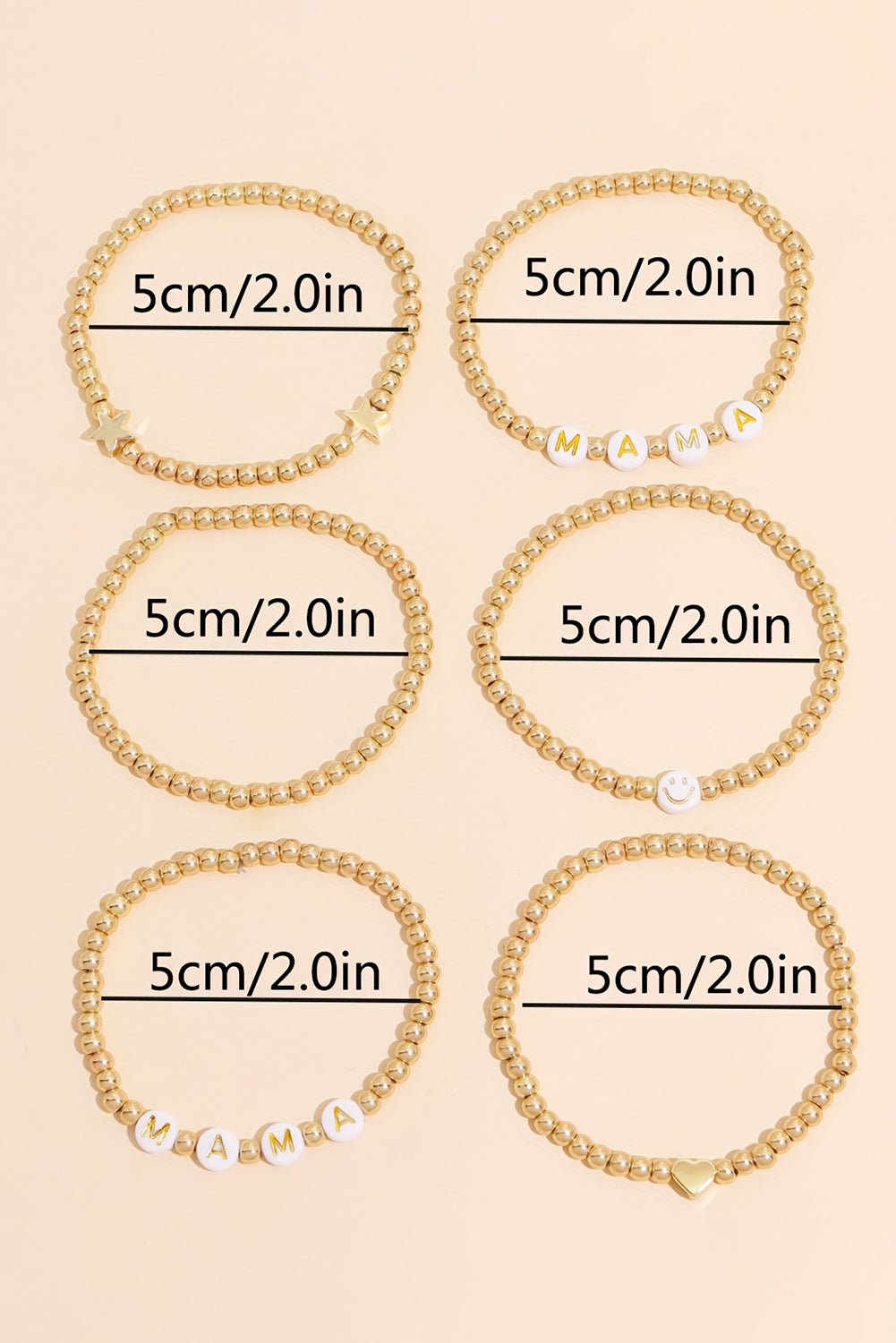 Milana Plated Beaded Bracelet Set - Hello Beautiful BoutiqueJewelryThreaded Pear