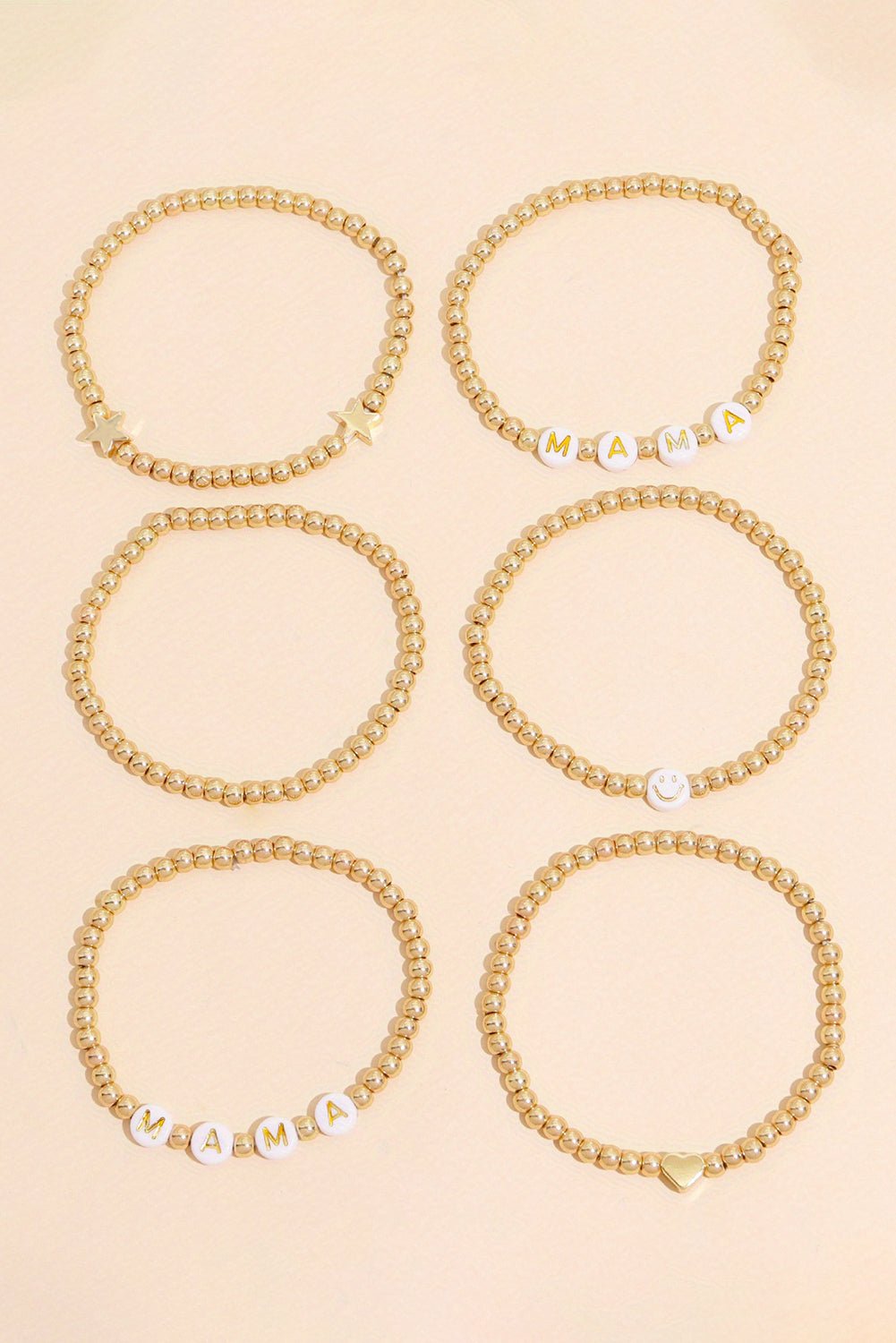 Milana Plated Beaded Bracelet Set - Hello Beautiful BoutiqueJewelryThreaded Pear