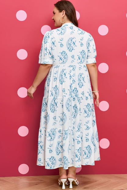 Milana Short Sleeve Maxi PLUS Dress - Hello Beautiful BoutiquePlus Size Maxi DressesThreaded Pear