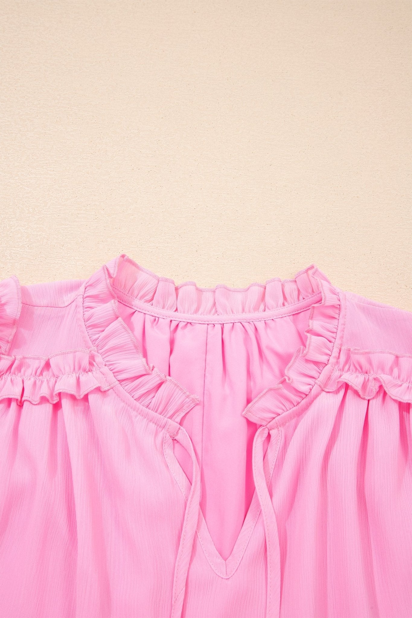 Milena Ruffle Short Sleeve PLUS Blouse - Hello Beautiful BoutiquePlus Size Blouses & ShirtsThreaded Pear